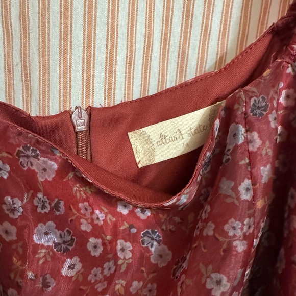 Altar’d State Mini Dress Puff Sleeve size medium NEW WITH TAGS - Picture 3 of 4